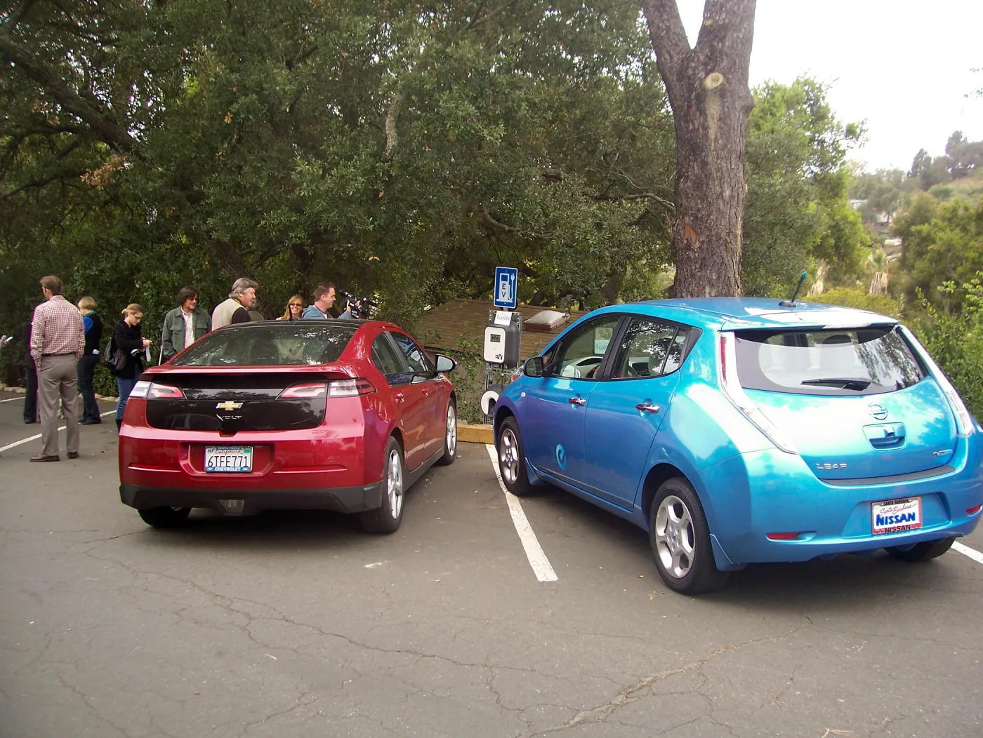 new EV Charging Station at SBBG, electric vehicle charging station, dedication