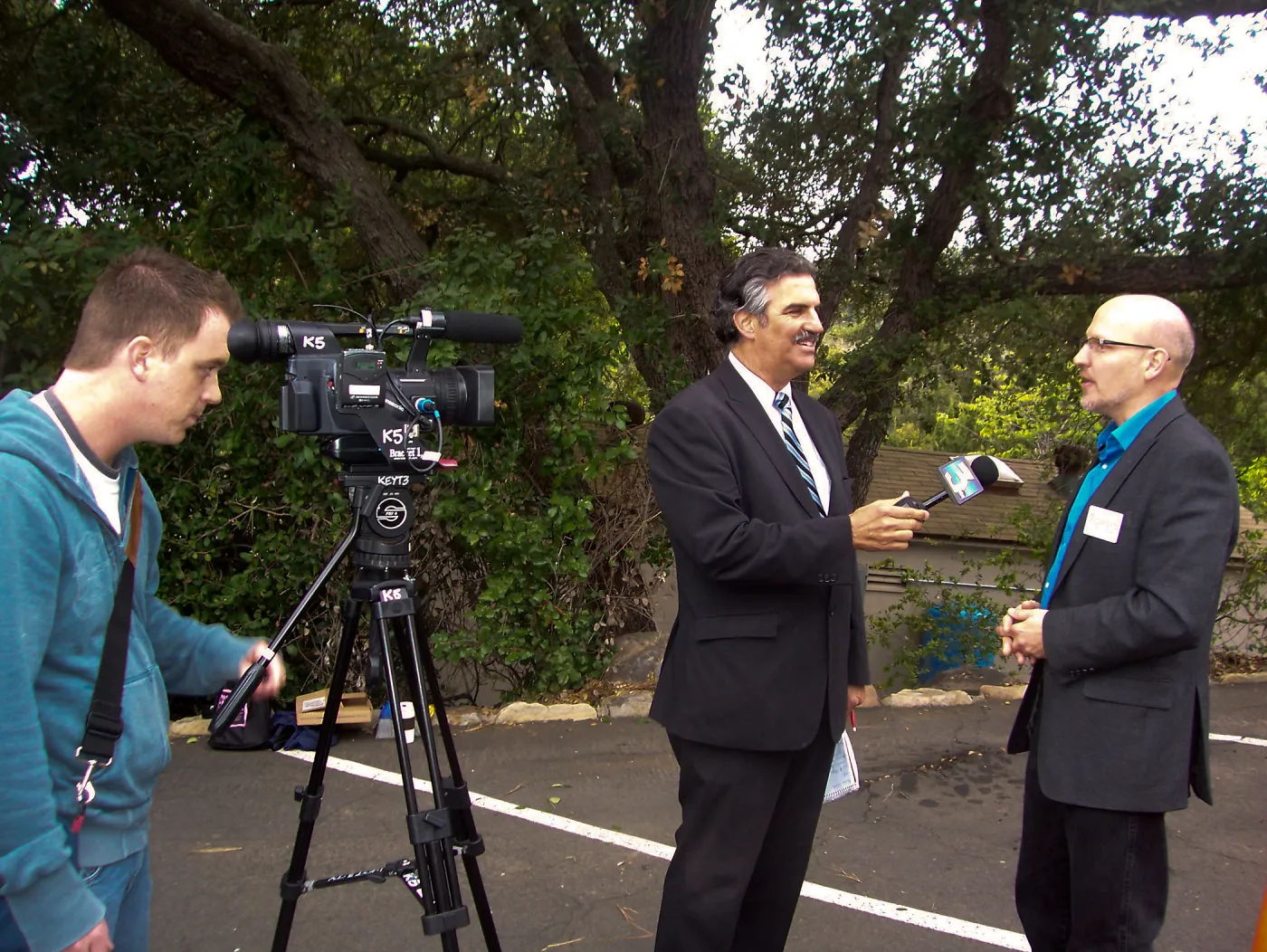 new EV Charging Station at SBBG, electric vehicle charging station, dedication, press interview