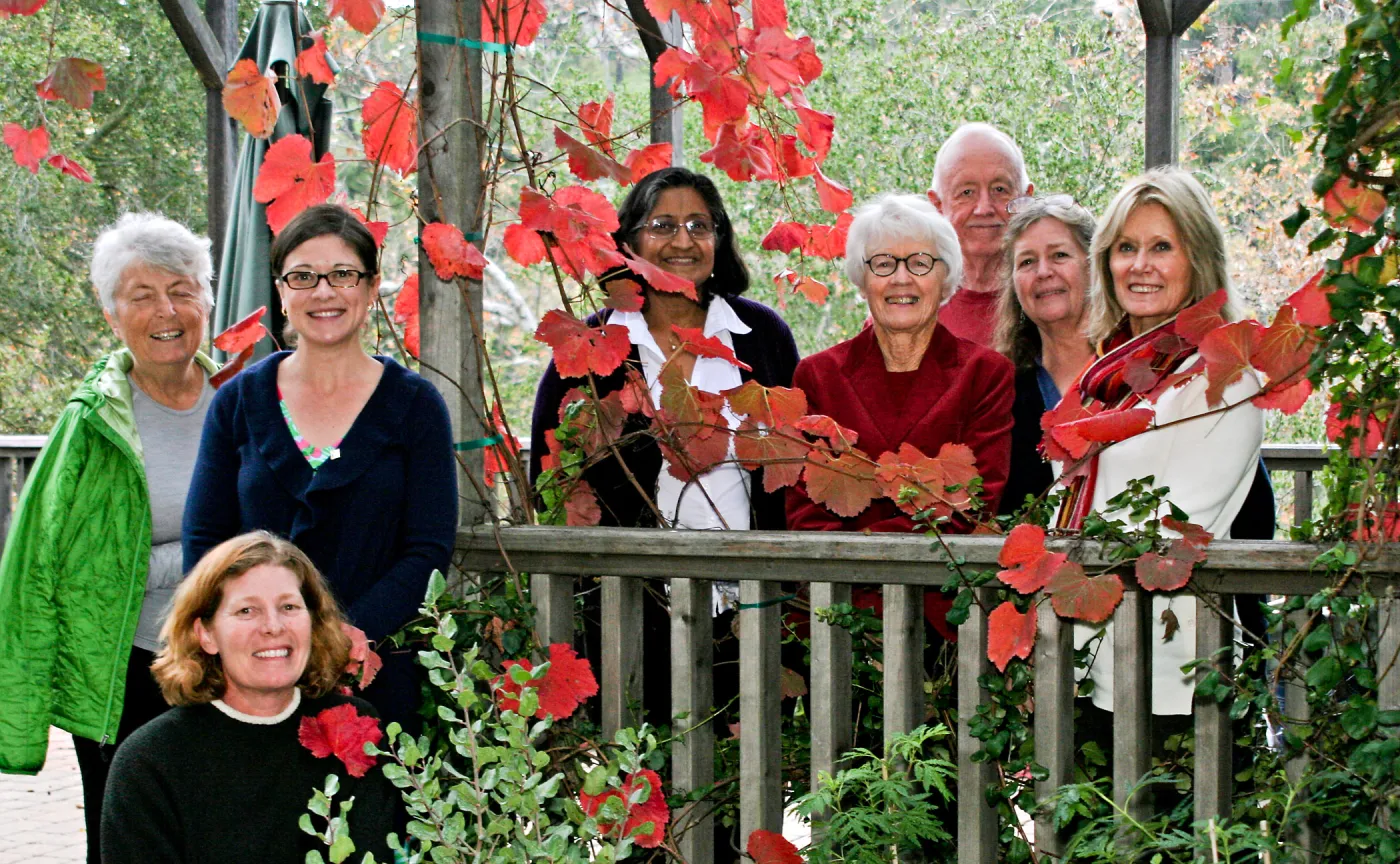 California Naturlaists, SBBG, group photo, graduation, Garden Terrace