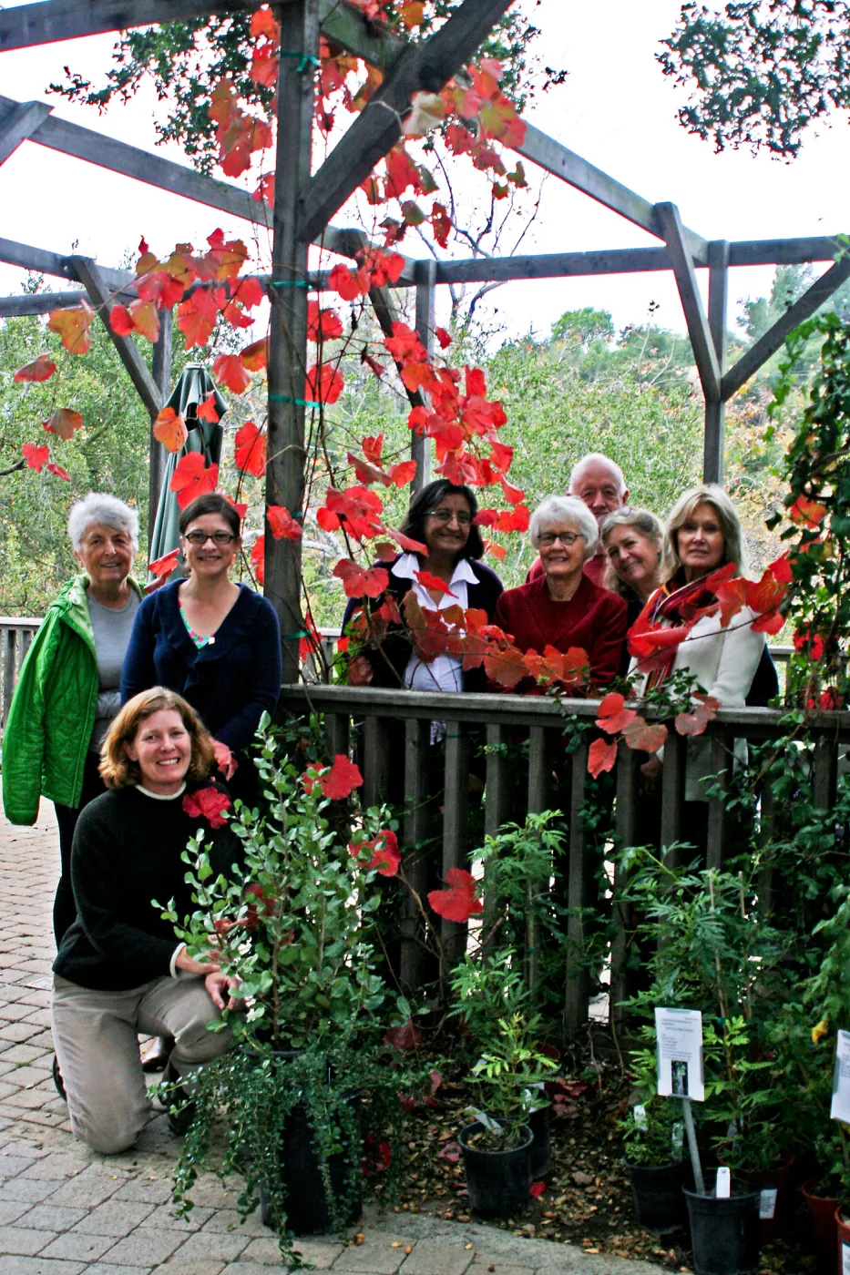 California Naturlaists, SBBG, group photo, graduation, Garden Terrace