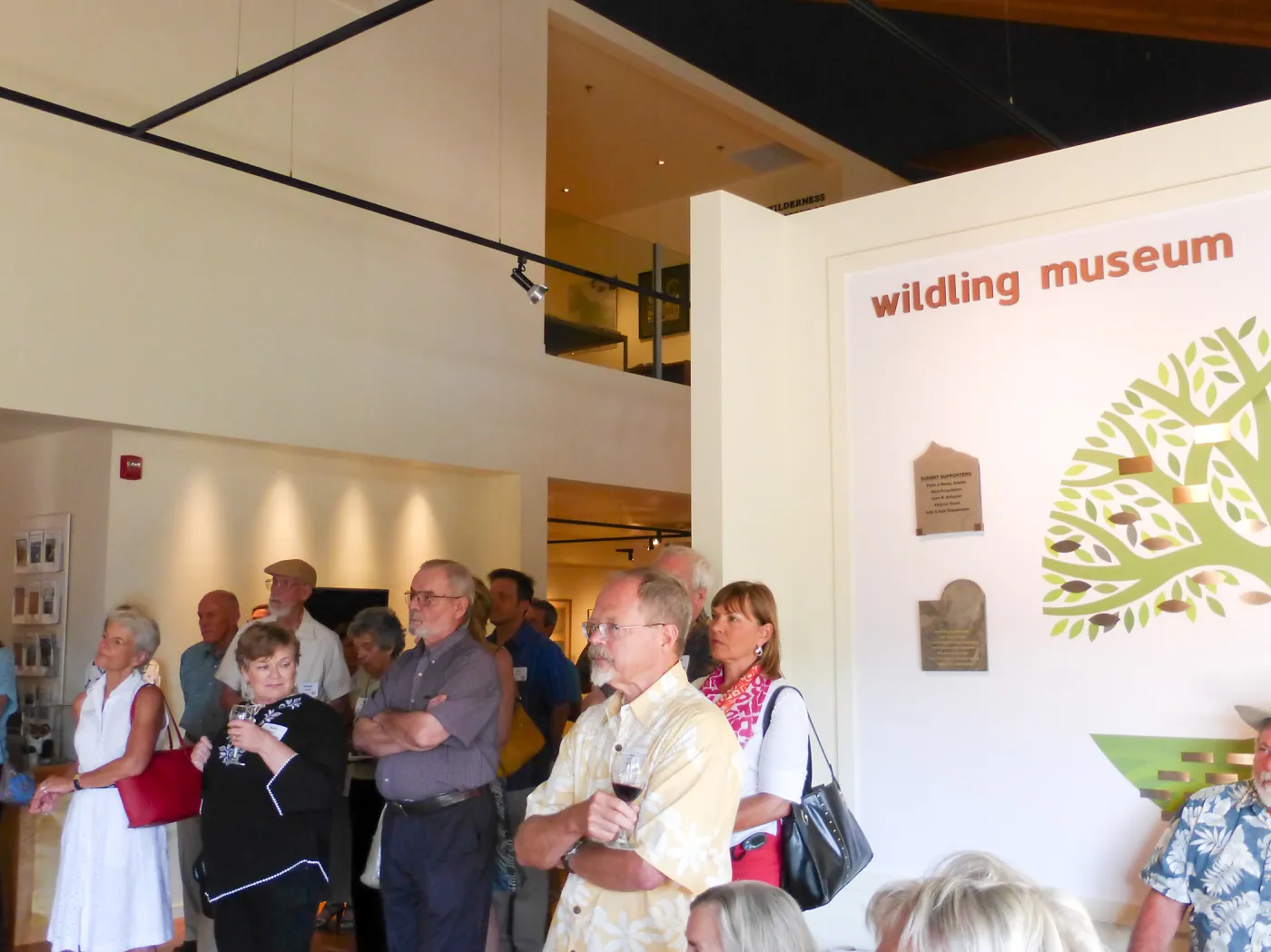 SBBG Patrick OHara art exhibit reception at the Wildling Art Museum