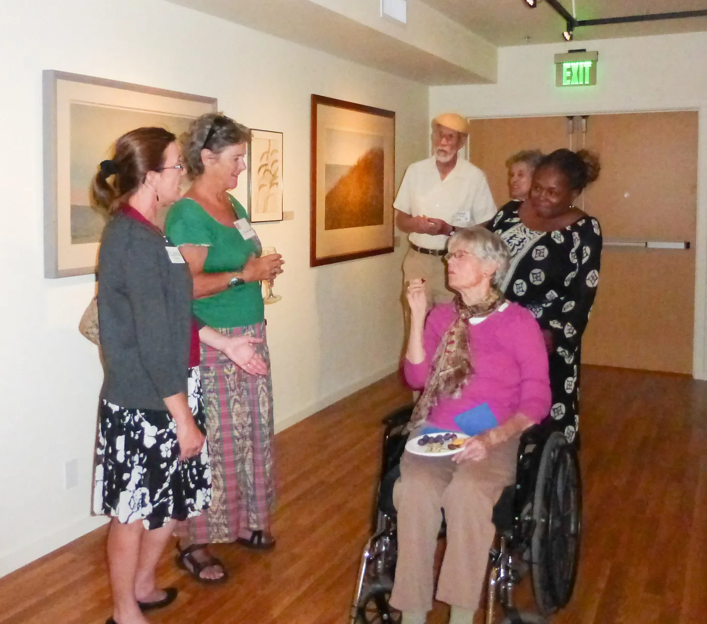 SBBG Patrick OHara art exhibit reception at the Wildling Art Museum