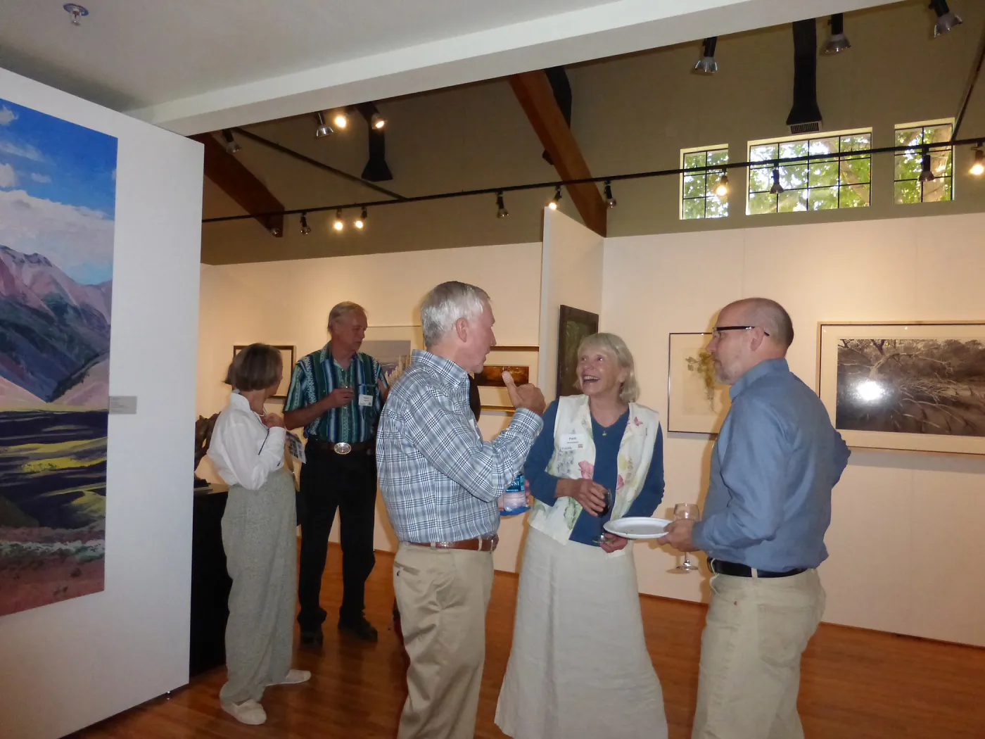 SBBG Patrick OHara art exhibit reception at the Wildling Art Museum