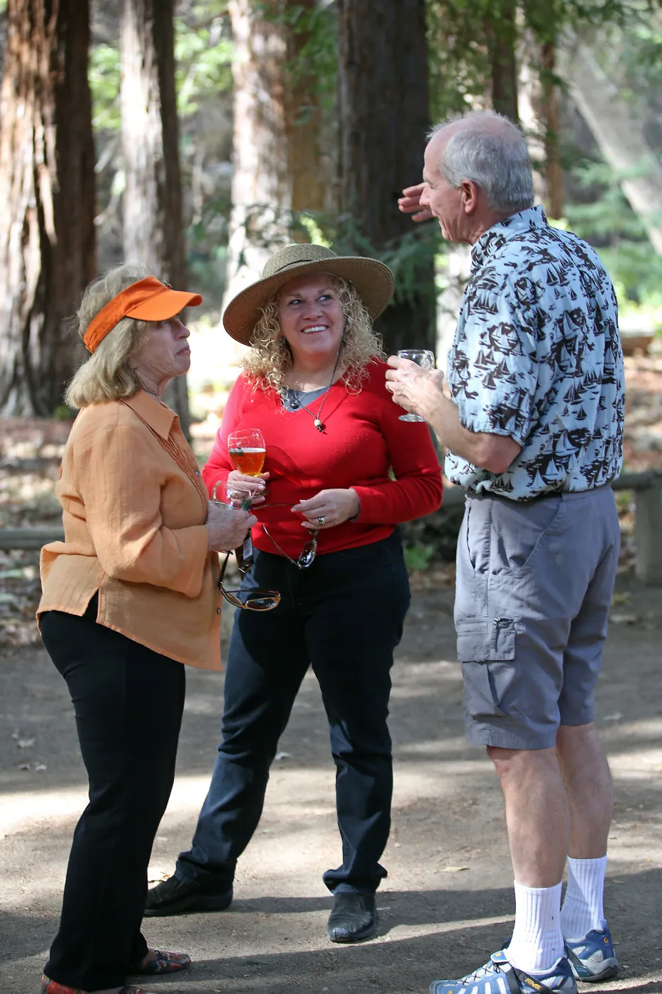 Santa Barbara Beer Garden Event, Frank Stapelmann and friends, Redwood Section
