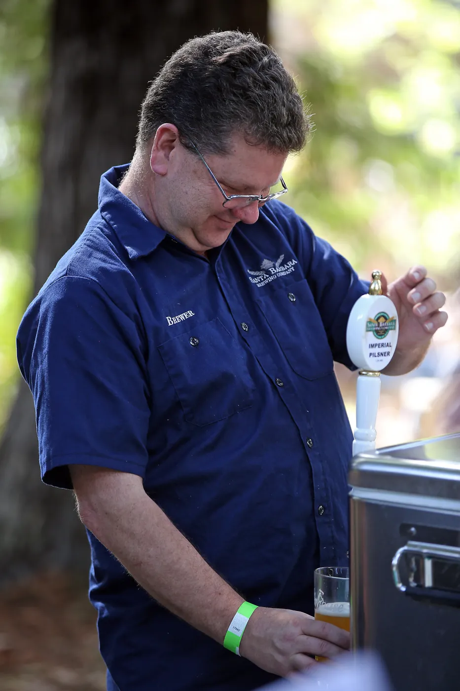 Santa Barbara Beer Garden Event, Kevin Pratt of Santa Barbara Brewing Company