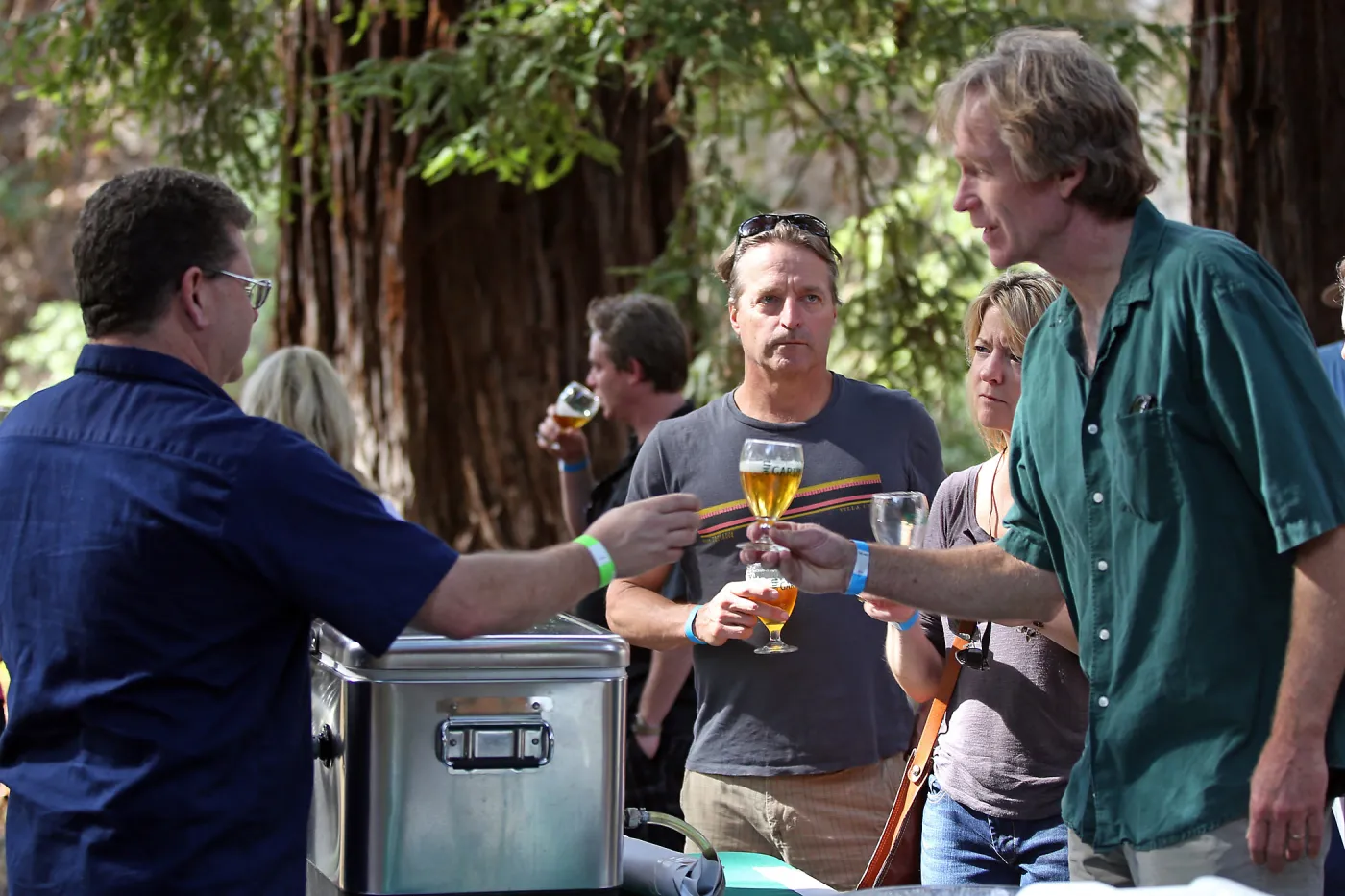 Santa Barbara Beer Garden Event, Redwood Section