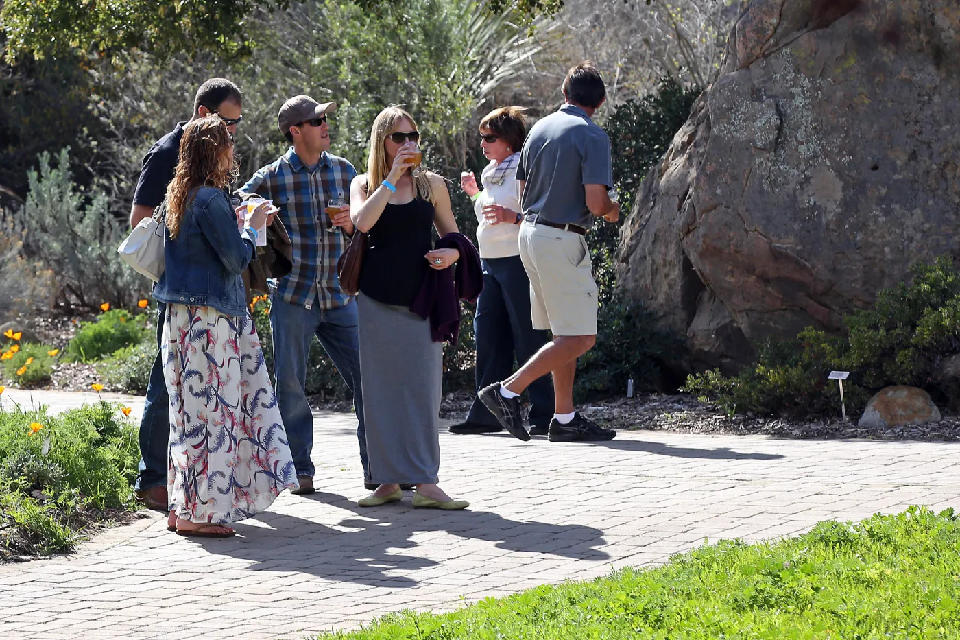 Santa Barbara Beer Garden Event, Blaskley Boulder