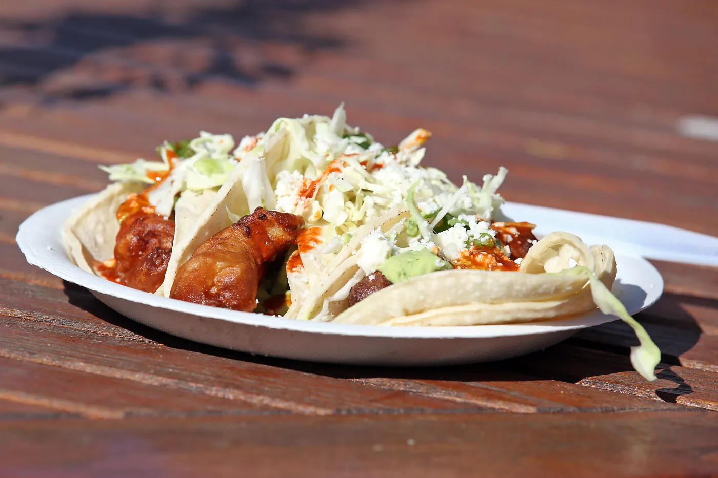 Santa Barbara Beer Garden Event, plate of food