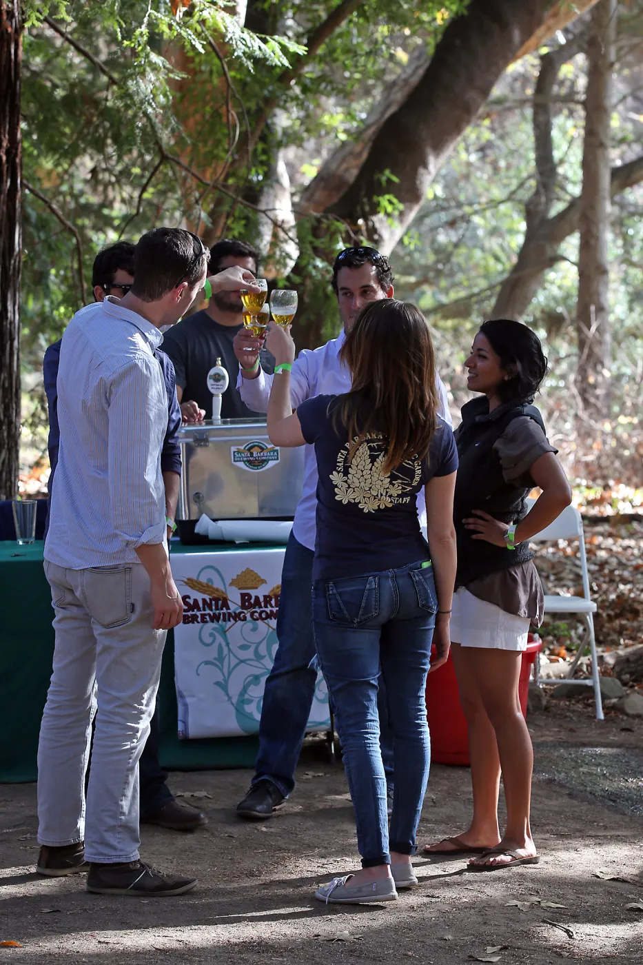 Santa Barbara Beer Garden Event, Santa Barbara Brewing station