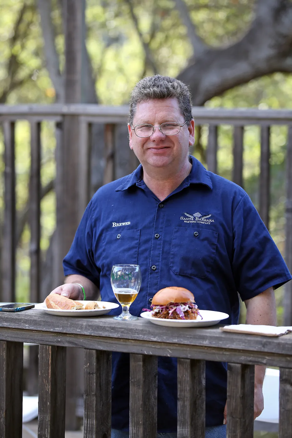 Santa Barbara Beer Garden Event, Kevin Pratt of Santa Barbara Brewing Company