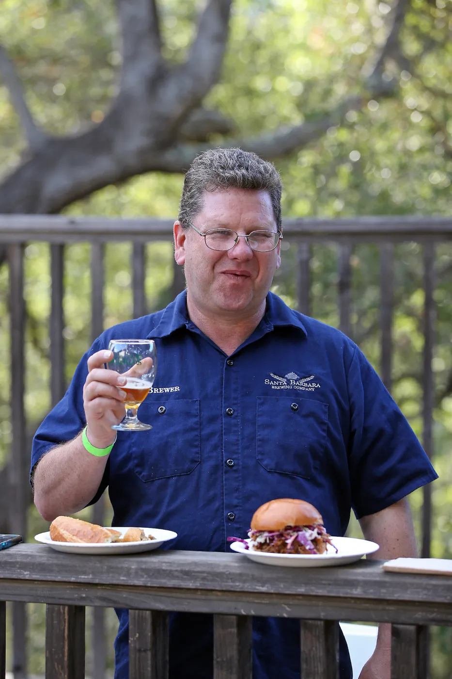 Santa Barbara Beer Garden Event, Kevin Pratt of Santa Barbara Brewing Company