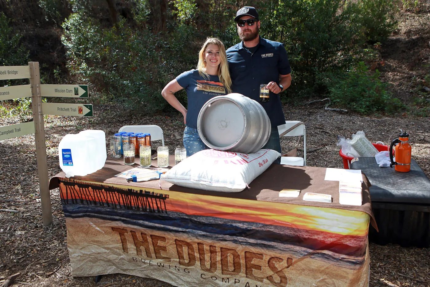 Santa Barbara Beer Garden Event, Ryan Turner with The Dudes Brewing