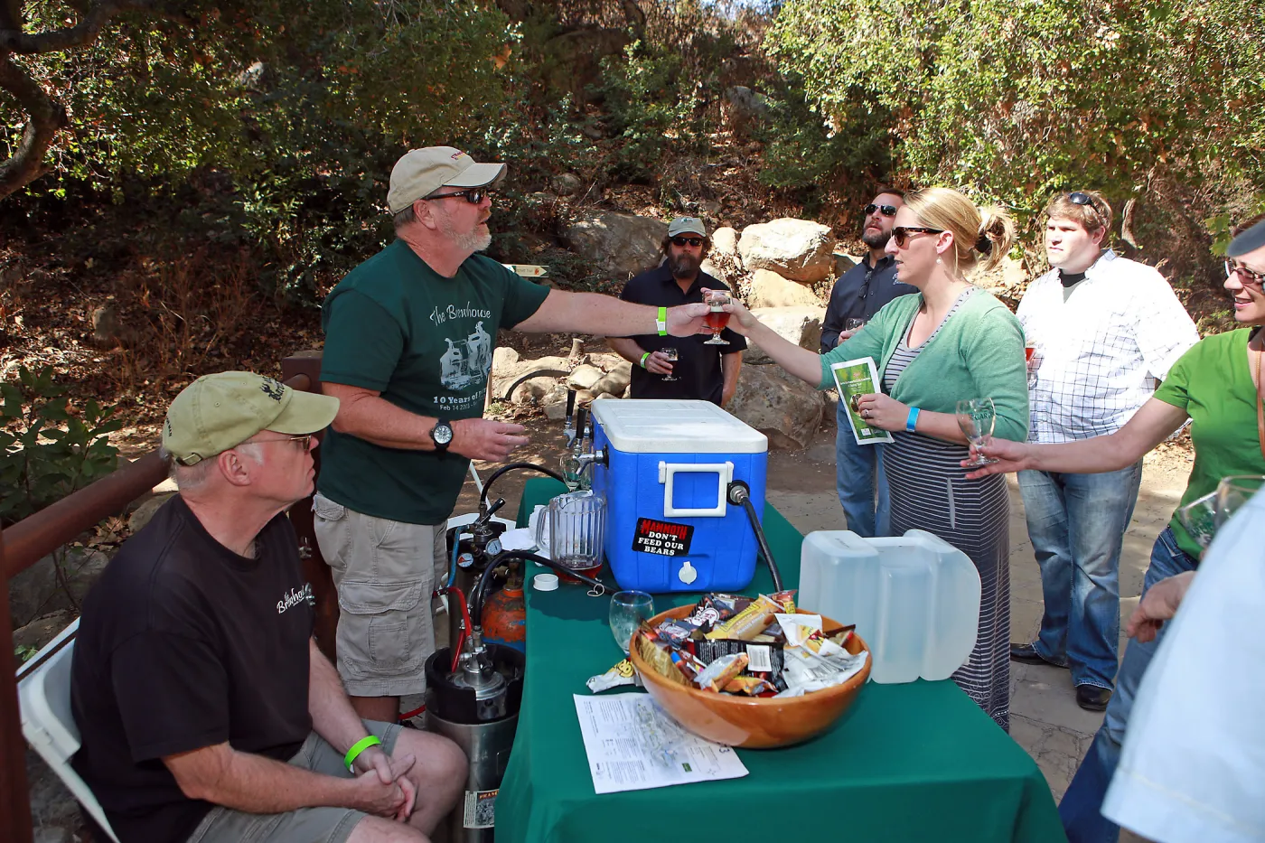 Santa Barbara Beer Garden Event, Pete Johnson of the Brewhouse