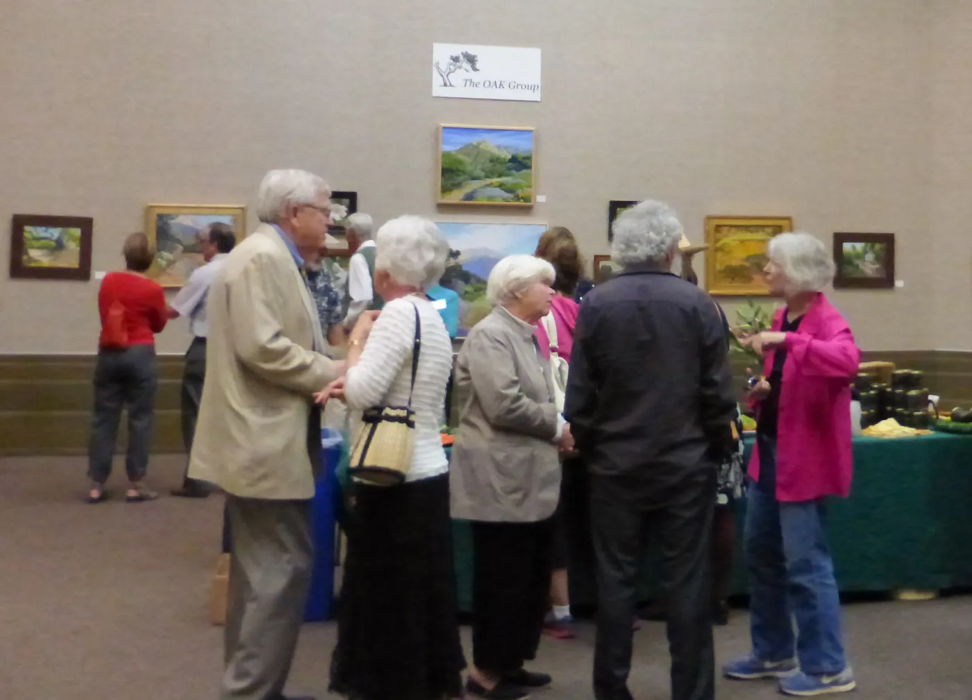 Oak Group Art Show Reception