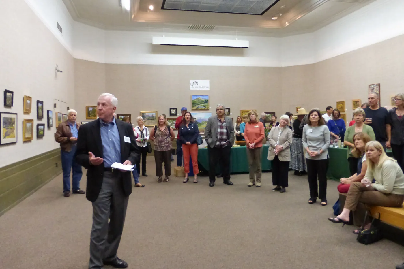 Oak Group Art Show Reception