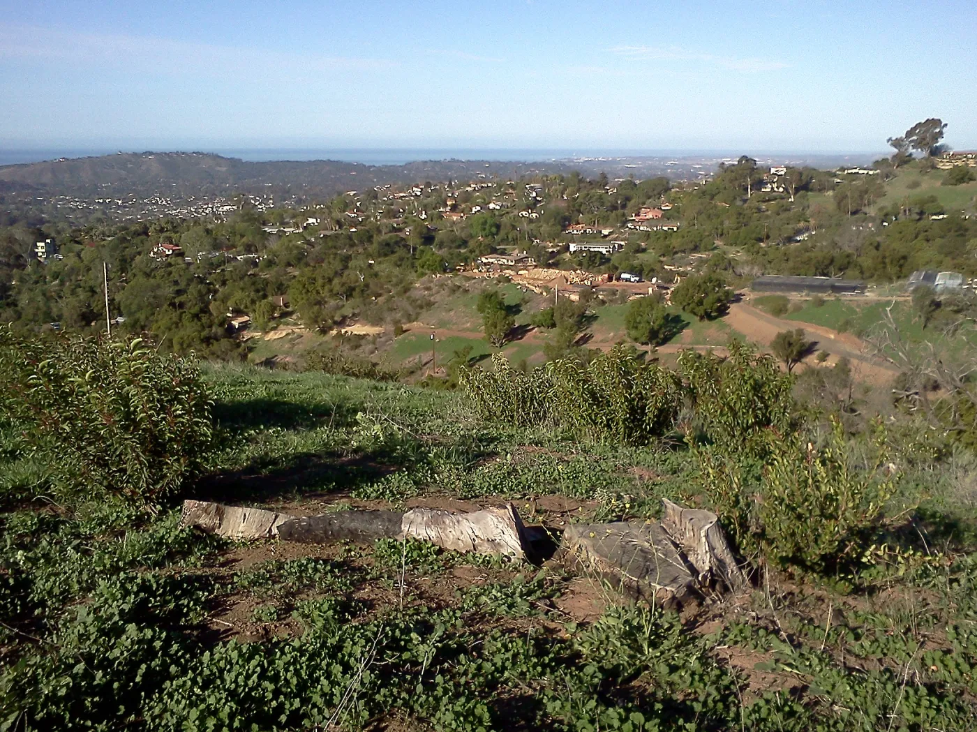 Pritzlaff Conservation Center Site from RAWS station on Tipton Ridge