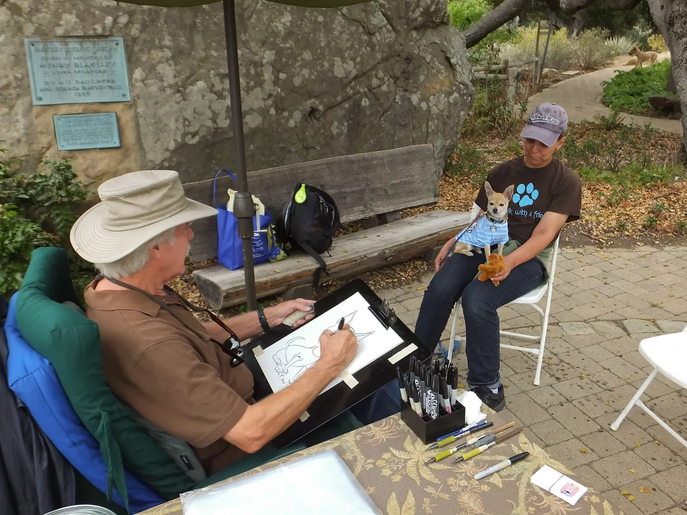 Trails n Tails 2014, Caricature Artist