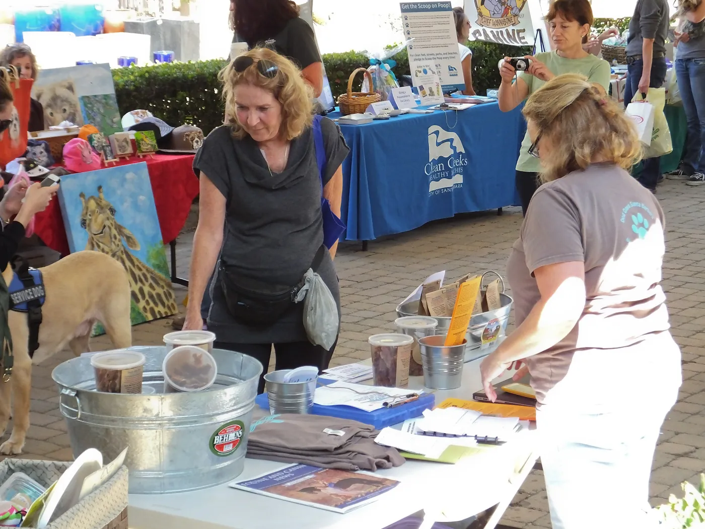 Trails n Tails 2014, Dog Days in Santa Barbara table