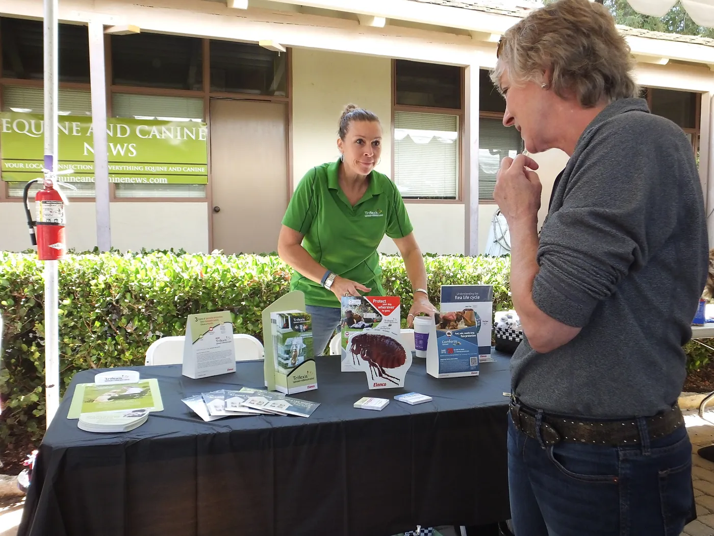Trails n Tails 2014, Elanco table
