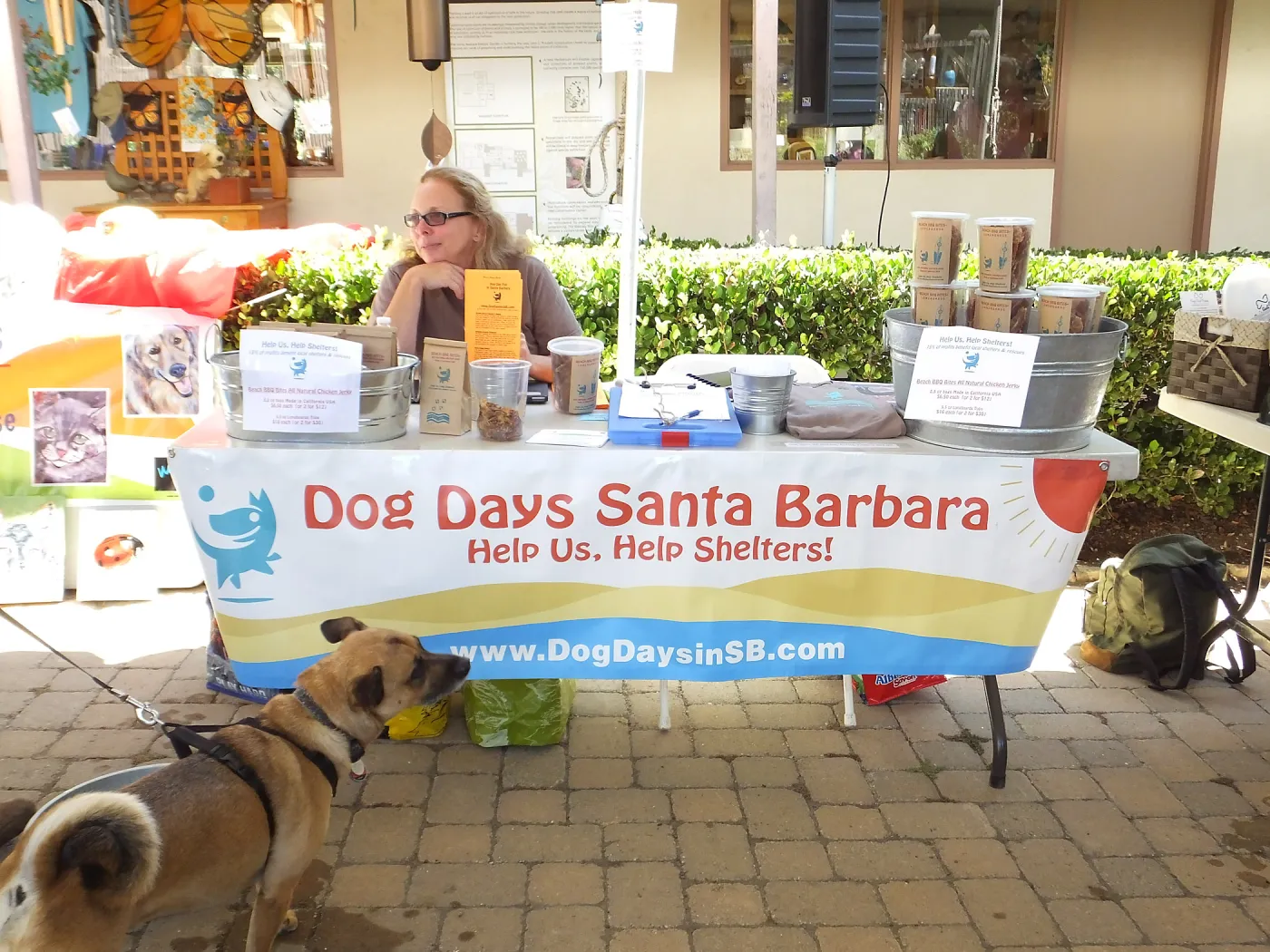 Trails n Tails 2014, Dog Days Santa Barbara table