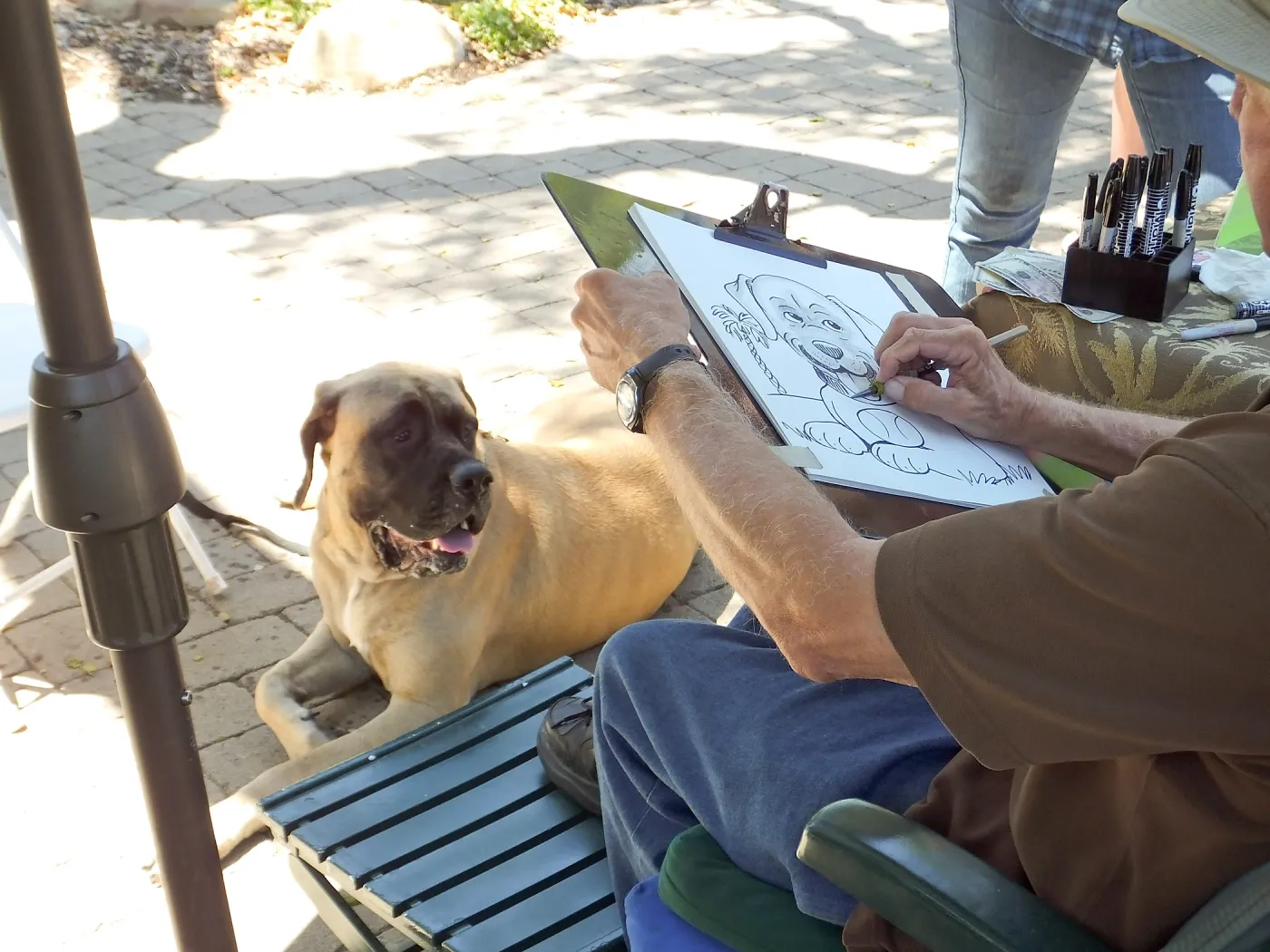 Trails n Tails 2014, Caricature Artist