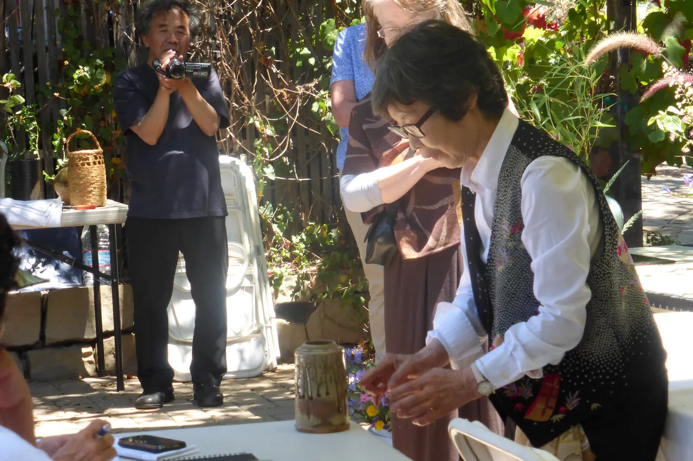 Ikebana Demonstration with Master Sachiko Sekichi from Kyofu-Ryu School of Ikebana