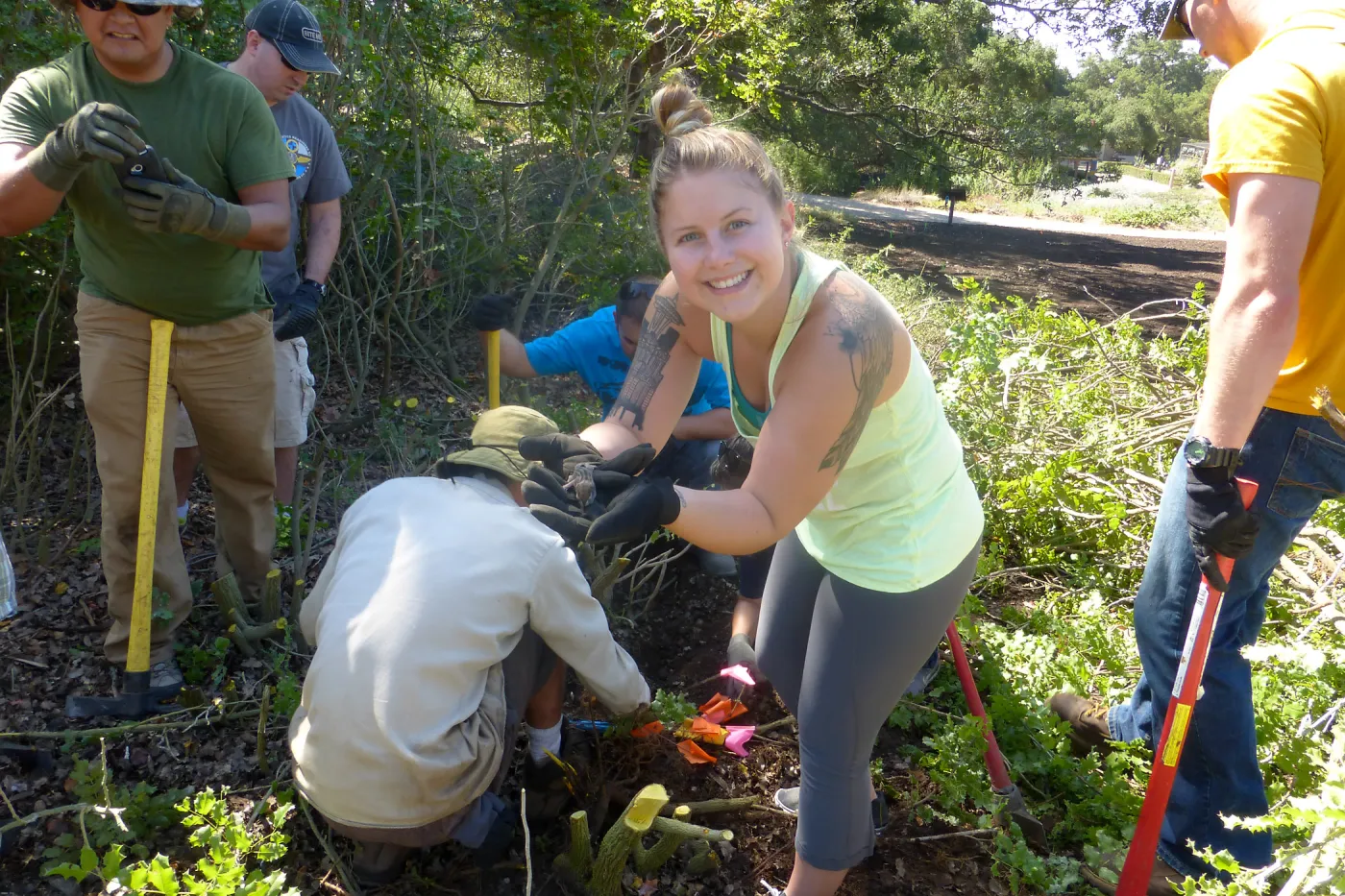 Volunteers from Vandenberg Air Force Base