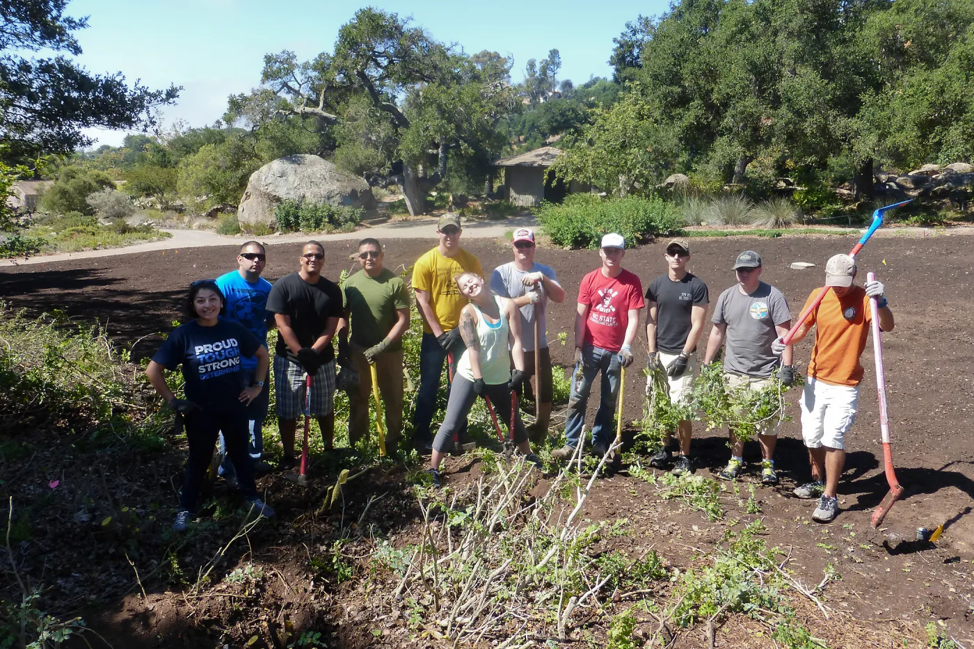 Volunteers from Vandenberg Air Force Base
