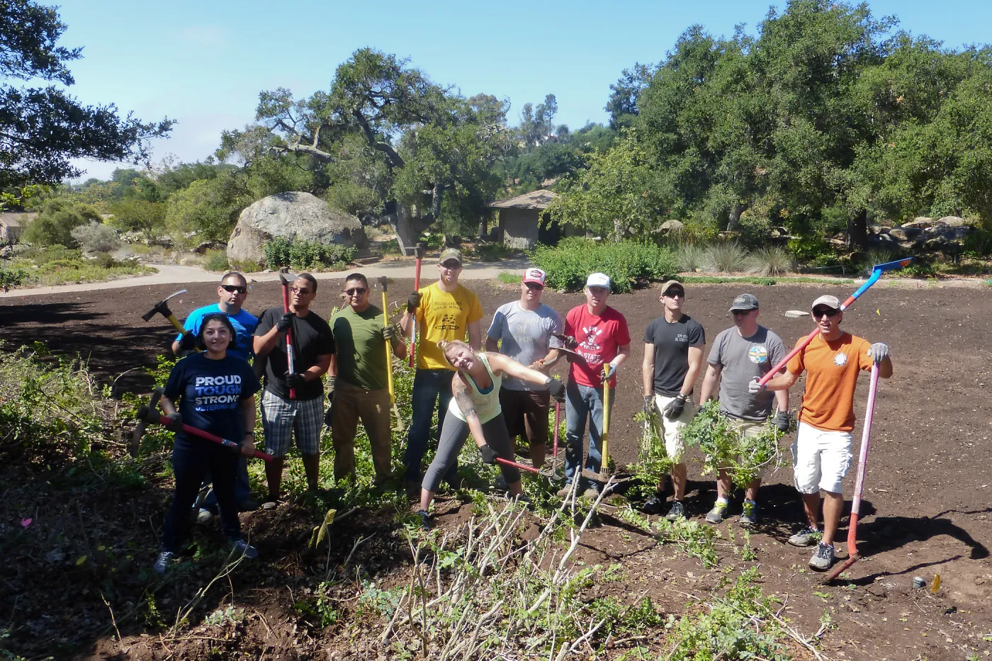 Volunteers from Vandenberg Air Force Base