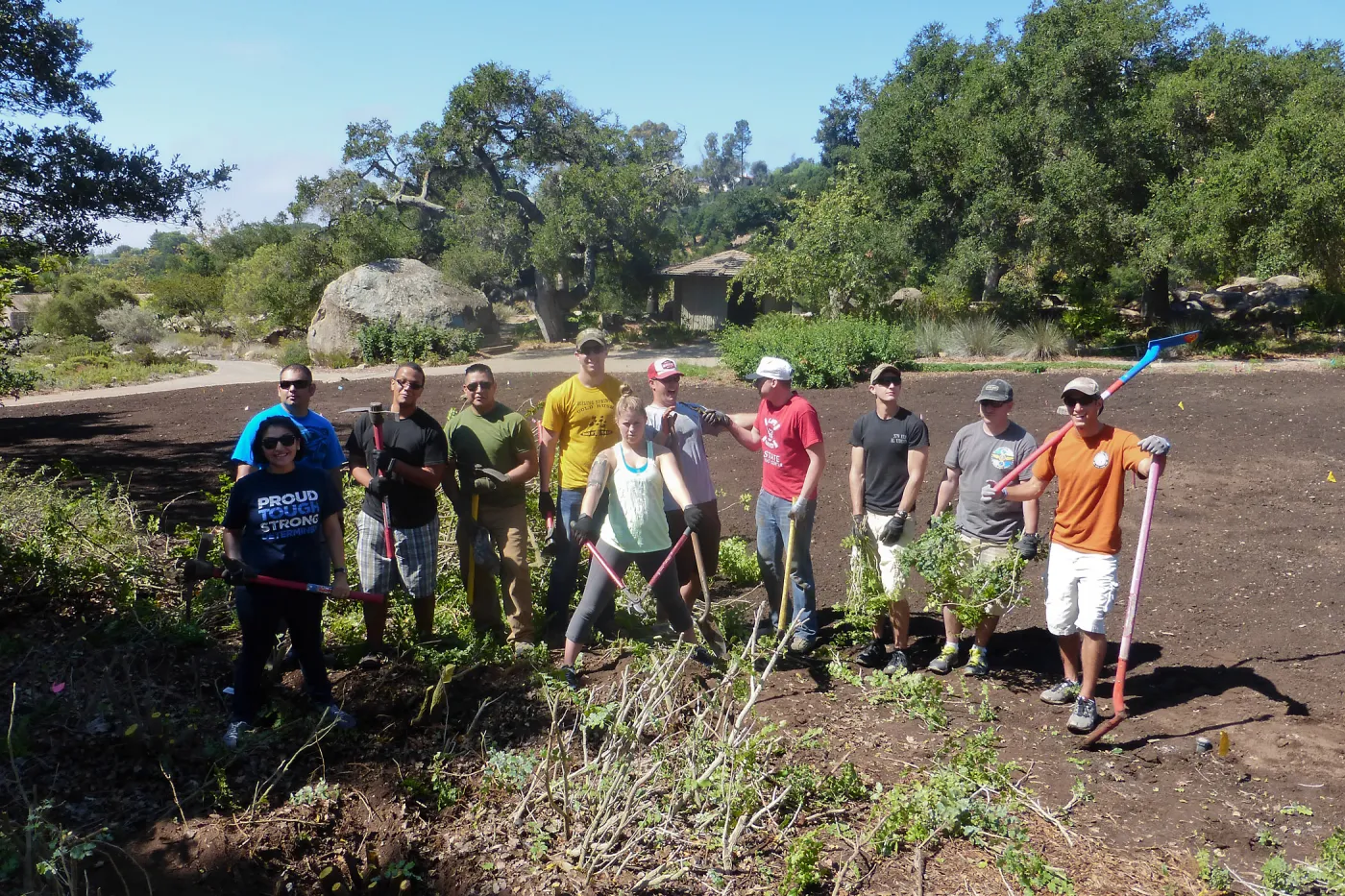 Volunteers from Vandenberg Air Force Base