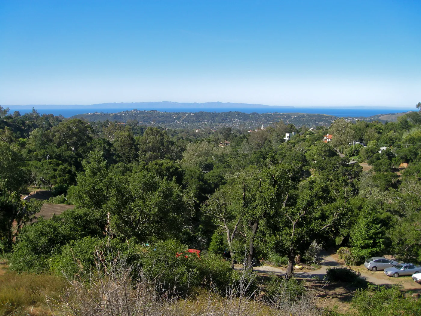 View of Hansen site from Gane site