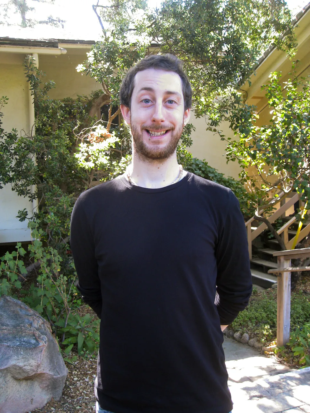 James Gill, horticulture intern from Ireland