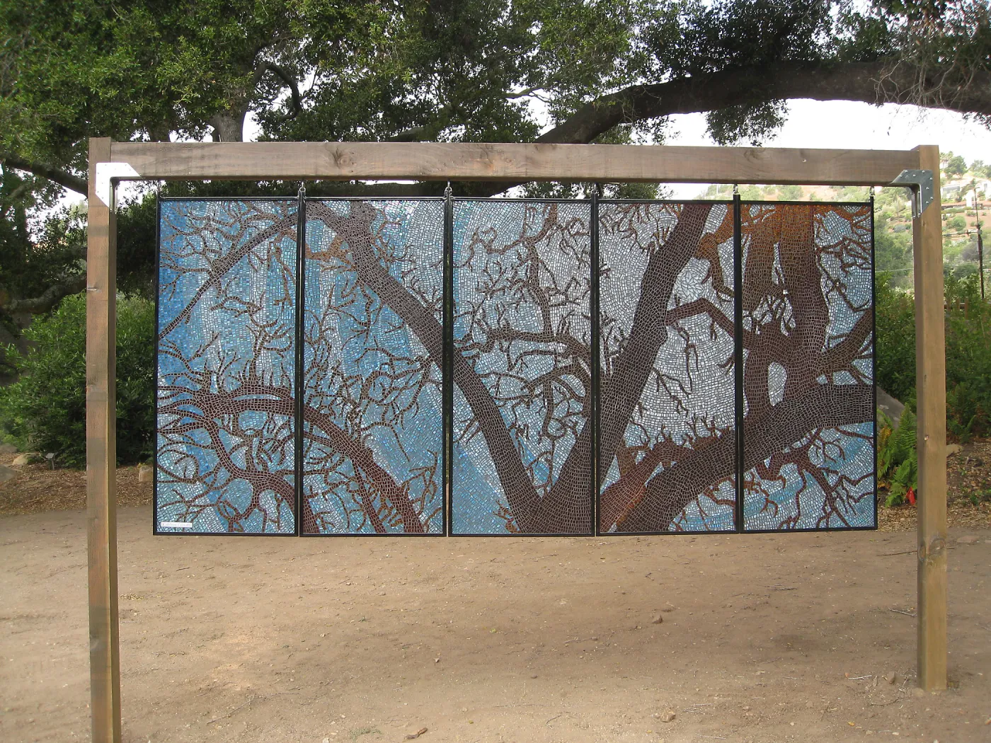 Kathleen Crocetti stained glass exhibition in the Meadow