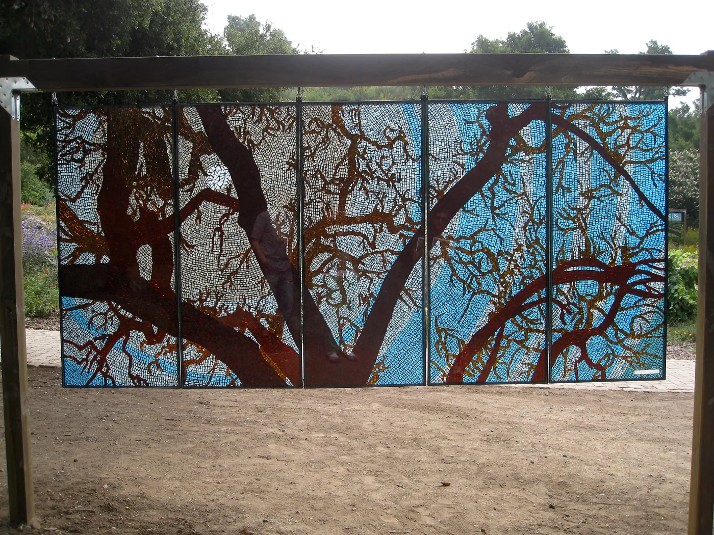 Kathleen Crocetti stained glass exhibition in the Meadow
