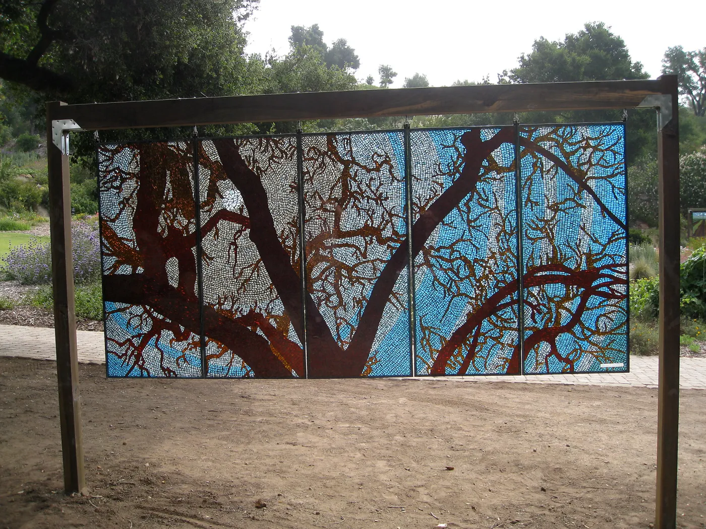 Kathleen Crocetti stained glass exhibition in the Meadow