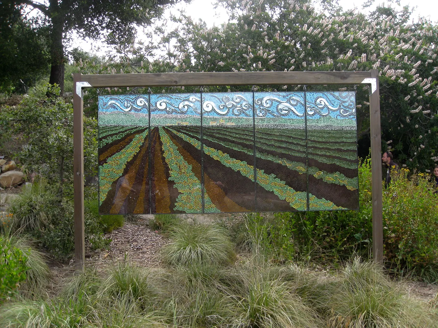 Kathleen Crocetti stained glass exhibition in the Meadow