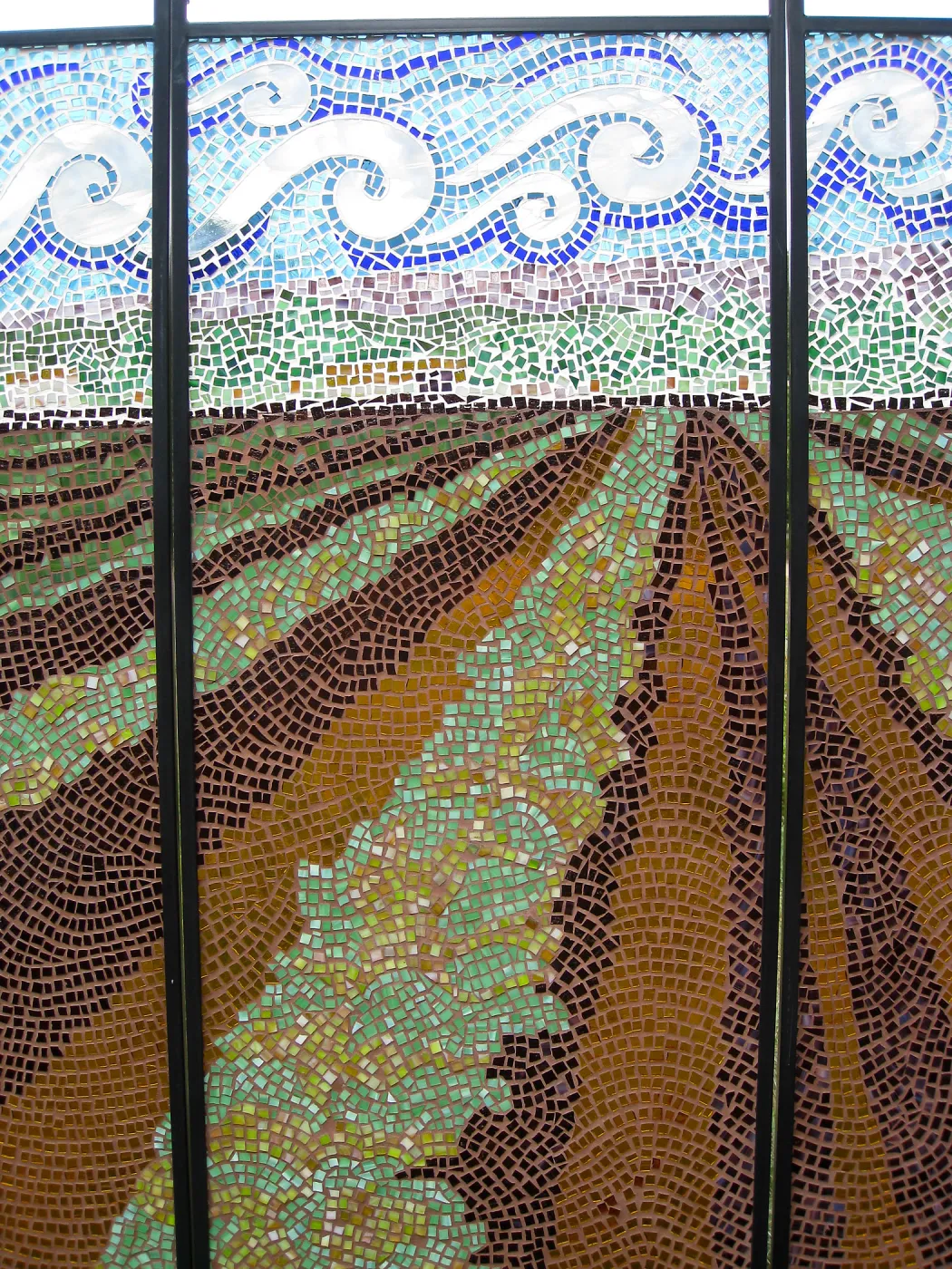 Kathleen Crocetti stained glass exhibition in the Meadow