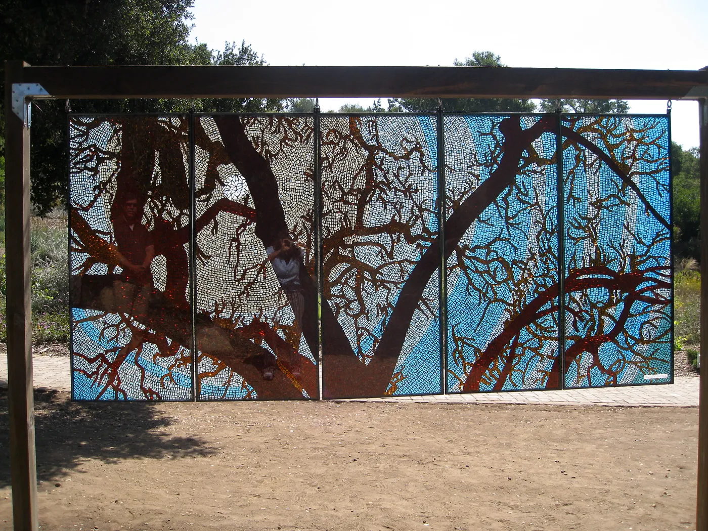 Kathleen Crocetti stained glass exhibition in the Meadow