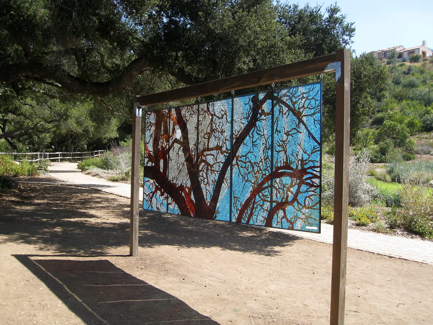 Kathleen Crocetti stained glass exhibition in the Meadow