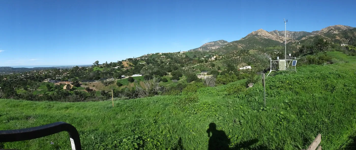 Panoramic view towards East Slope from Cavalli Ridge, RAWS station