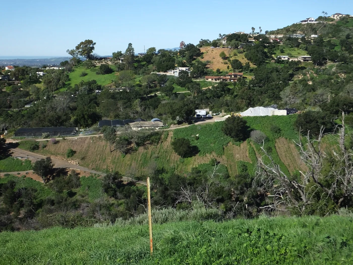 Nursery, Horticulture Unit, and construction trailers from Cavalli Ridge