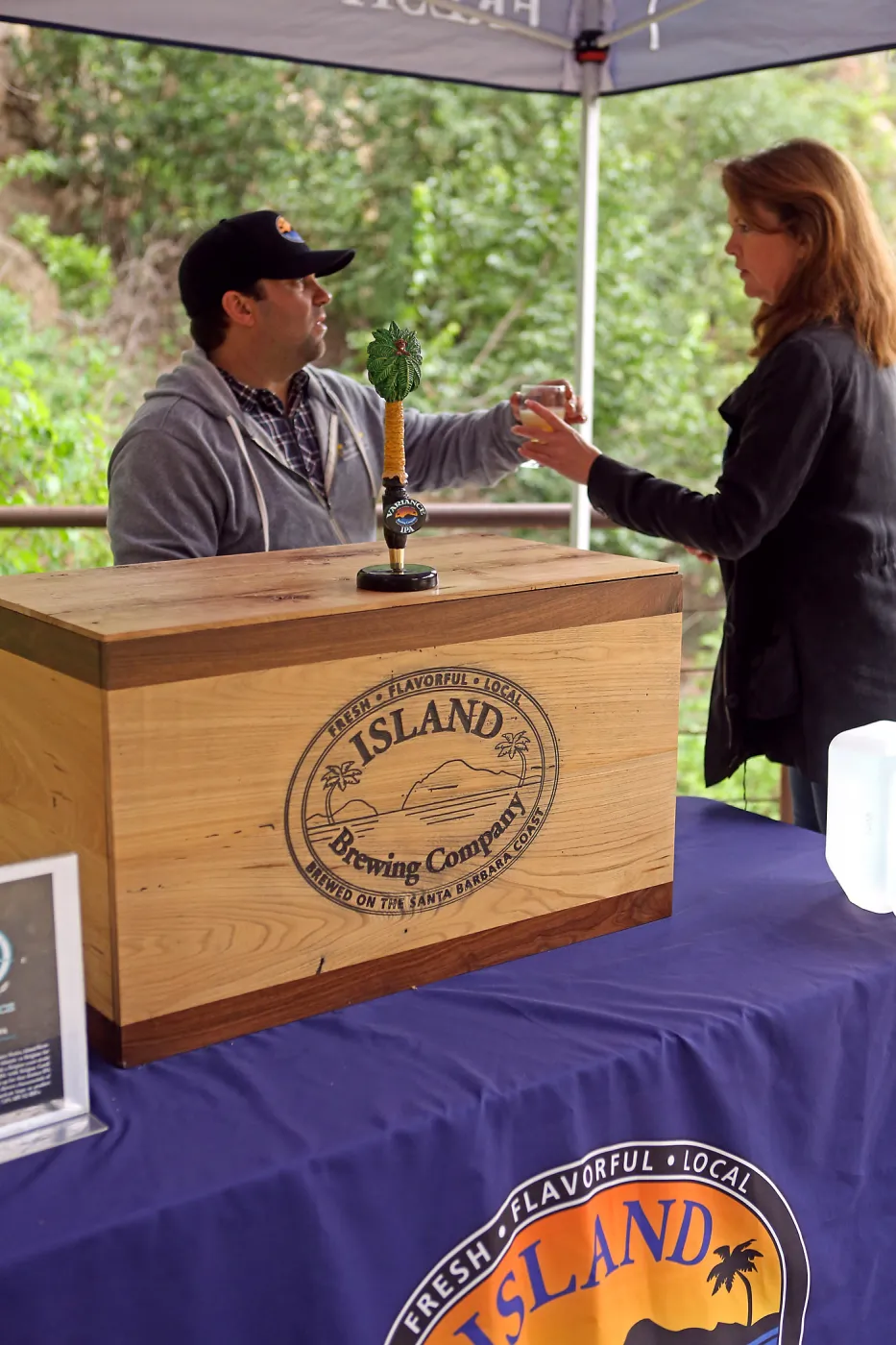 2015 Santa Barbara Beer Garden Event, Island Brewing