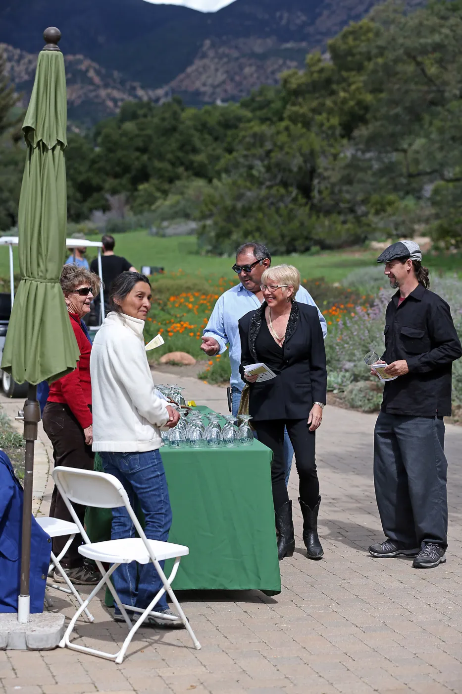 2015 Santa Barbara Beer Garden Event, SBBG table