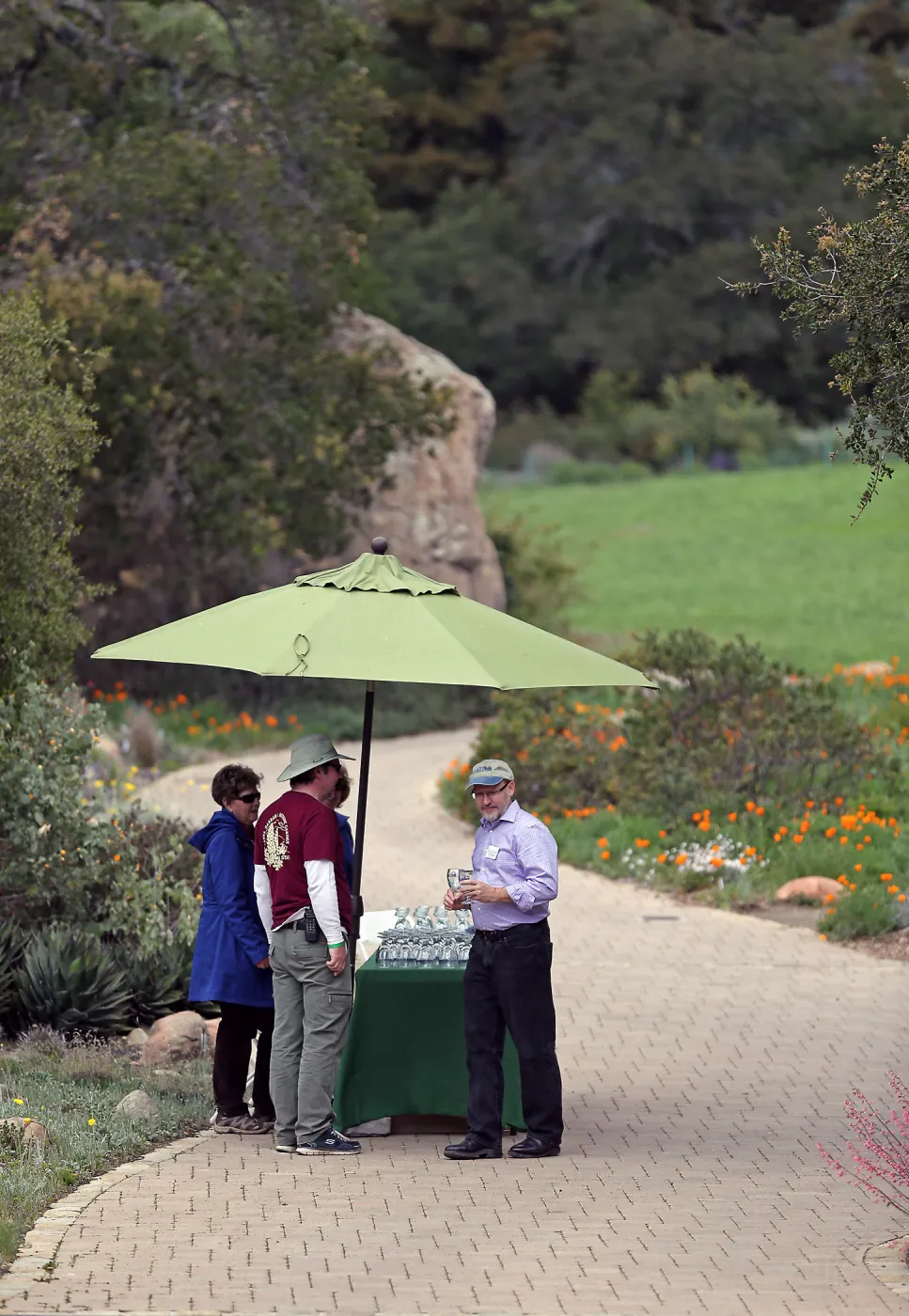 2015 Santa Barbara Beer Garden Event, SBBG table