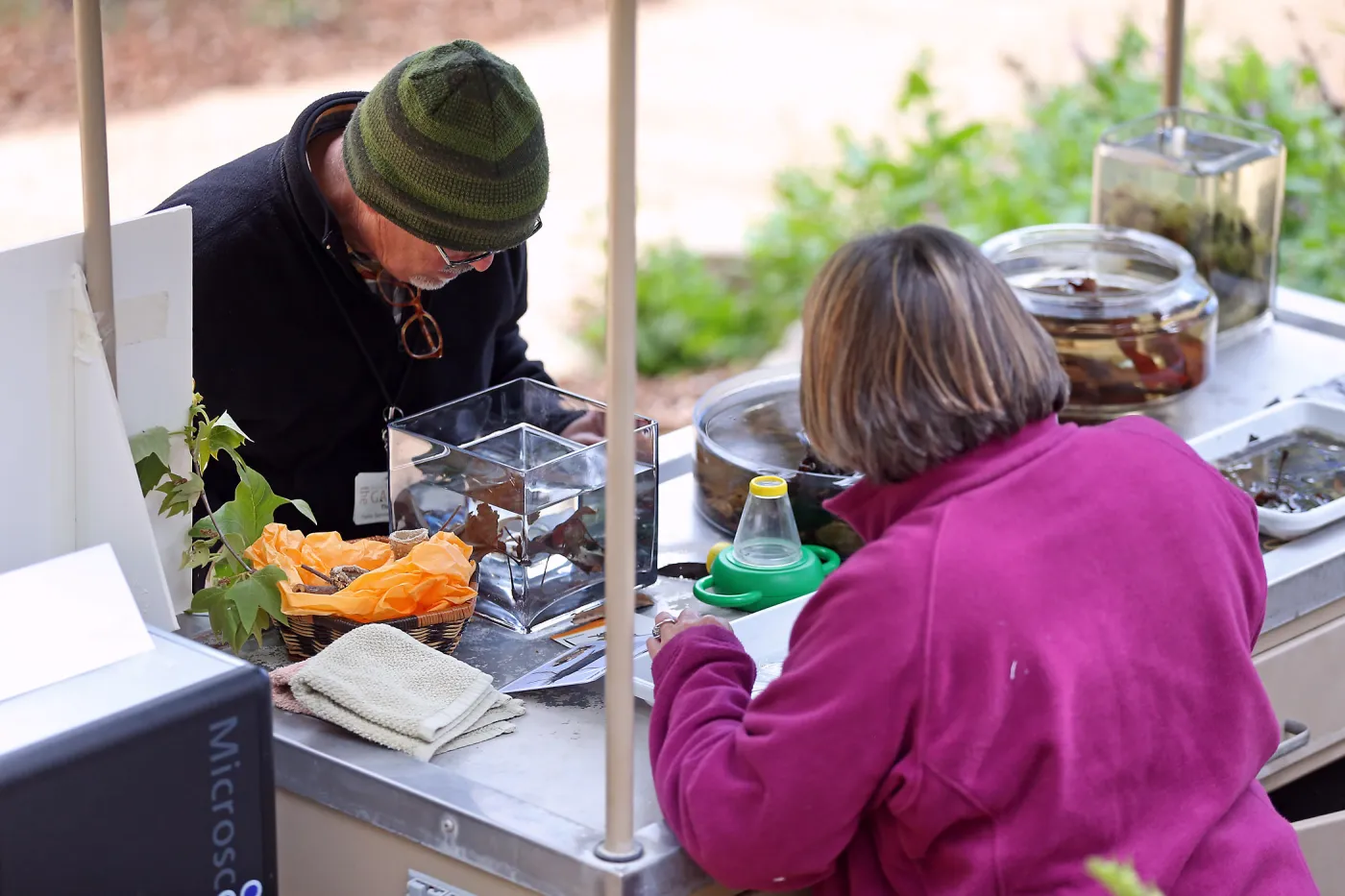 2015 Santa Barbara Beer Garden Event, SBBG table