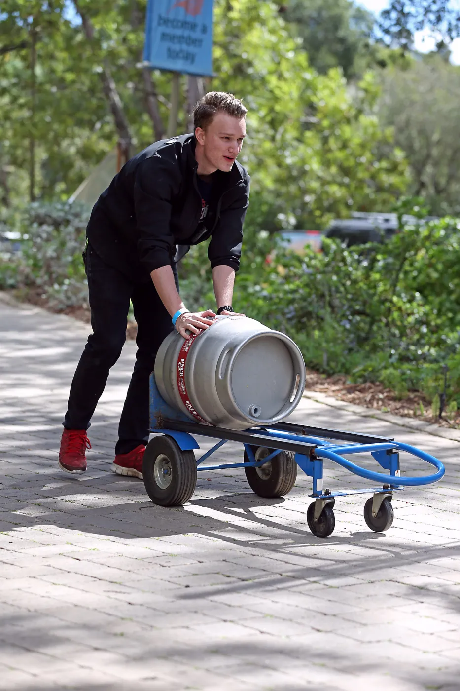 2015 Santa Barbara Beer Garden Event, Brewer Portrait, Figueroa Mountain Brewing