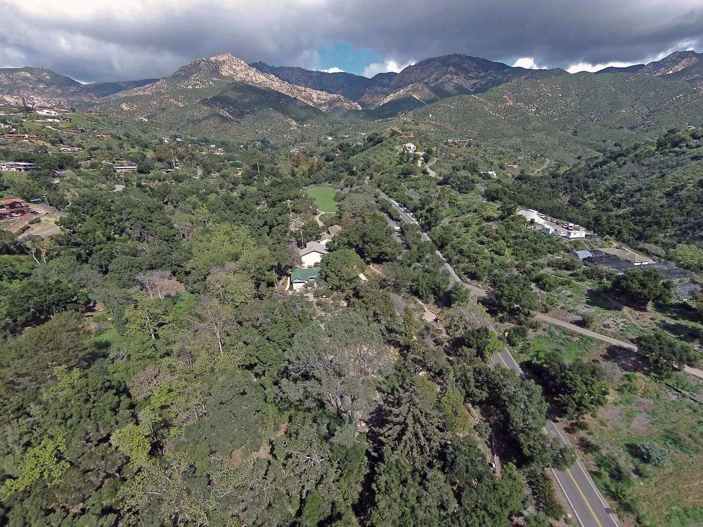 Aerial View of SBBG