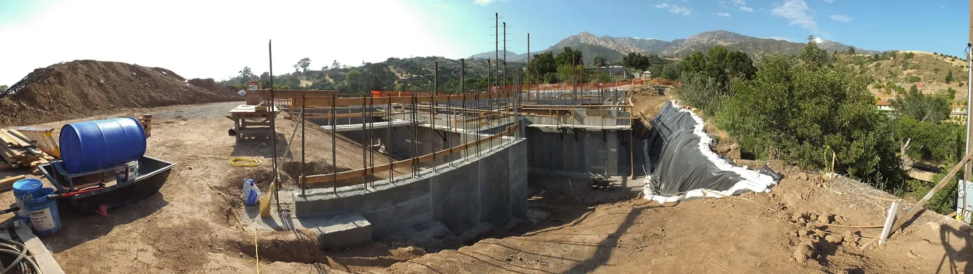 Pritzlaff Conservation Center Construction, Exterior looking northwest
