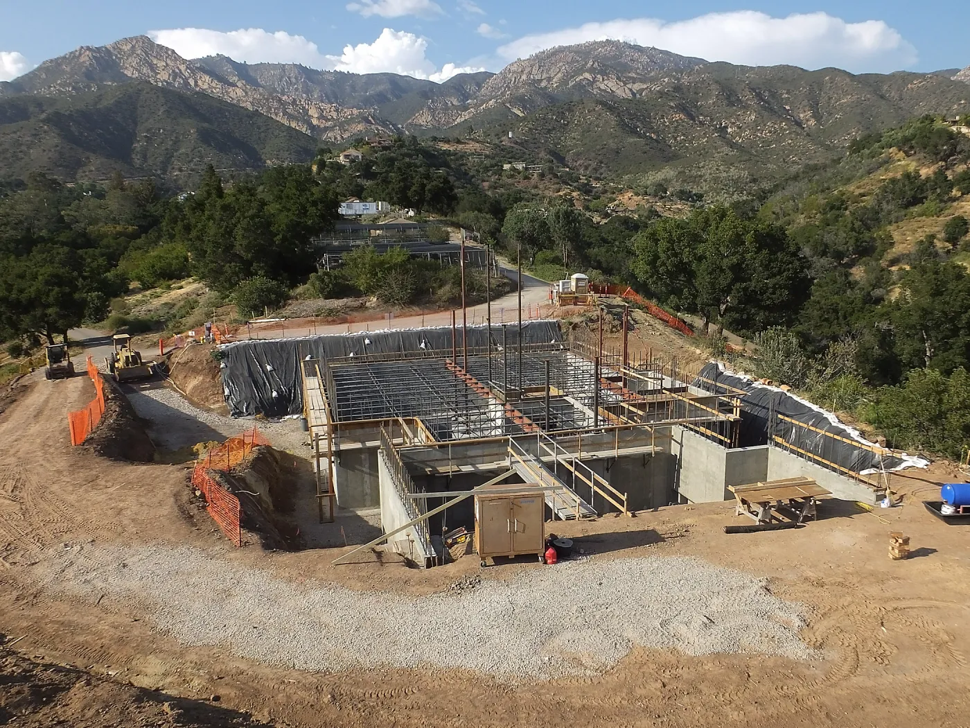 Pritzlaff Conservation Center Construction, Exterior looking northeast