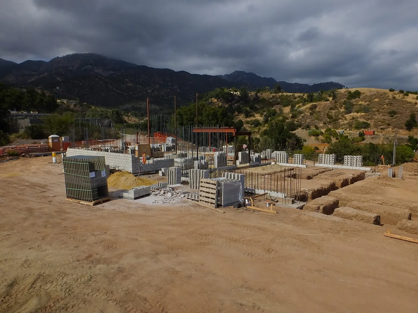 Pritzlaff Conservation Center Construction, Exterior looking northeast